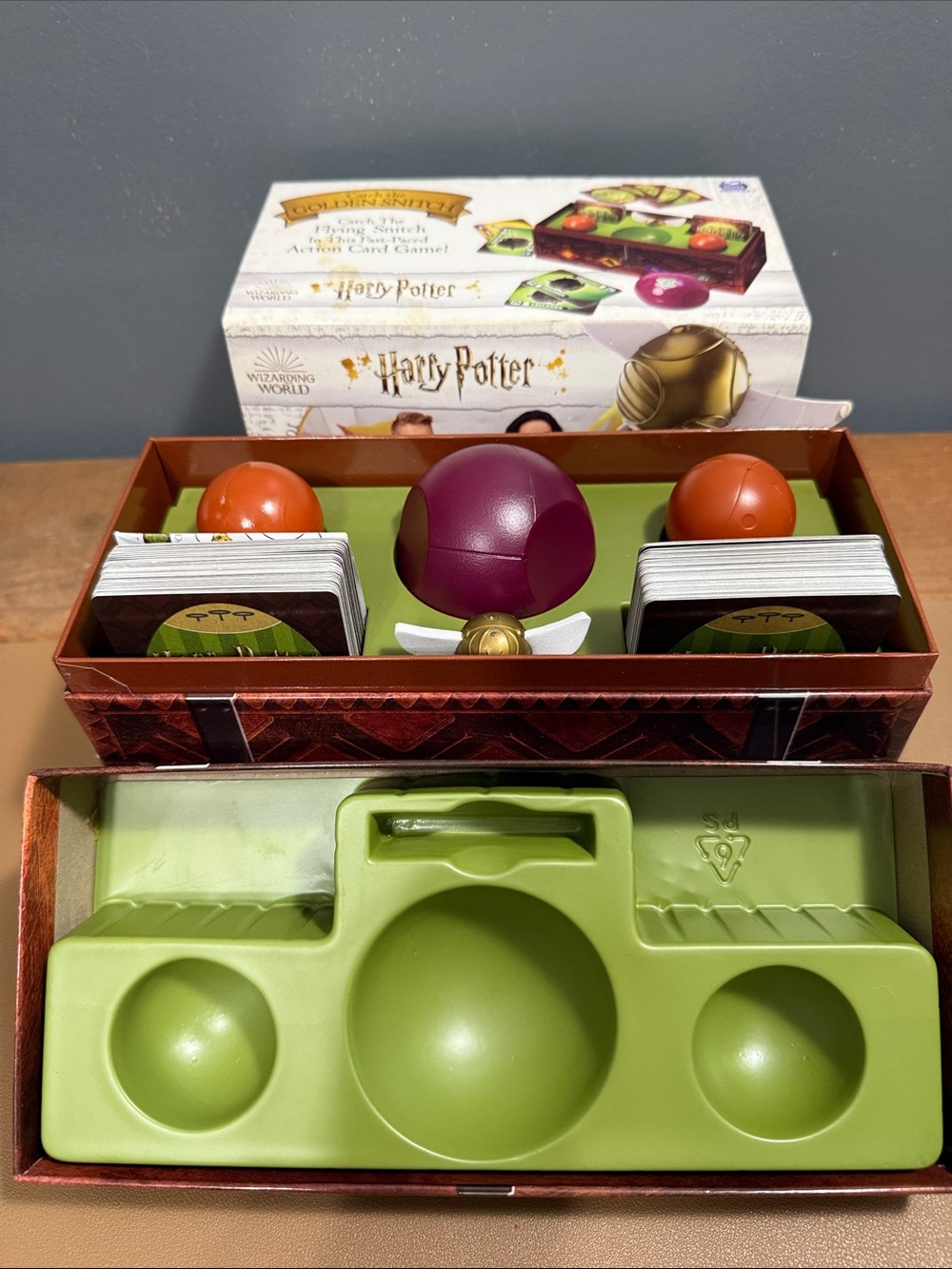 Harry Potter quidditch game for witches, wizards, and muggles golden snitch - Picture 4 of 8